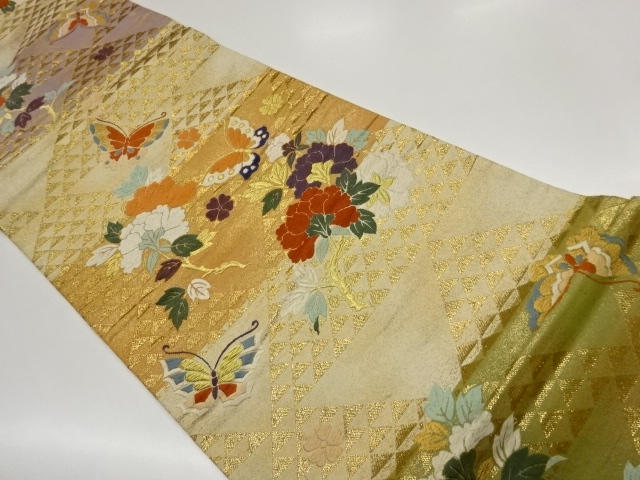 JAPANESE FUKURO OBI / WOVEN FLOWER